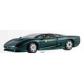 9" Metallic Green Jaguar Xj220 Die Cast Replica Vehicle